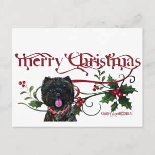 Merry Cairn jul Helg Vykort