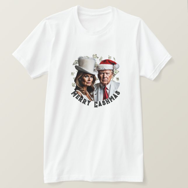 Merry Cashmas Trump jul T Shirt (Design framsida)