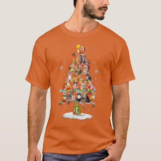 Merry Catmas Cat Mountain Julgran Not Ugly T Shirt