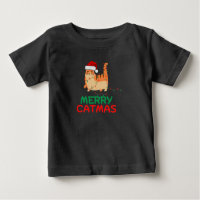 Merry Catmas jul samt T-Shirt