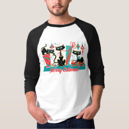Merry Catmas jul T Shirt - Unisex