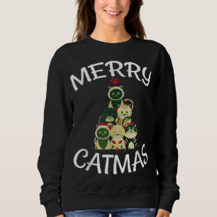 Merry Catmas Julafton Gift Funny Kat jul T Shirt