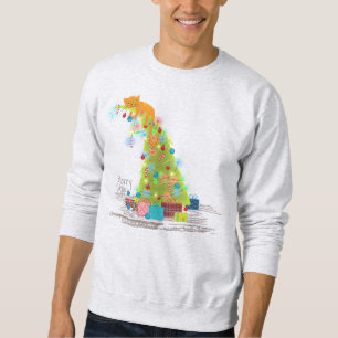 Merry Catmas Lång Ärmad Tröja