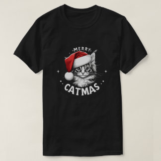 Merry Catmas Maine Coon jul T Shirt