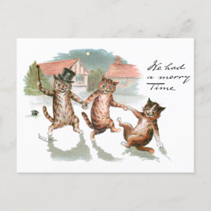 Merry Cats av Louis Wain Vykort