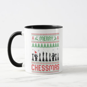 Merry Chessmas Funny Chess christmas Ugly Sweater Mugg