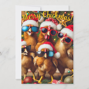Merry Chickmas Inbjudningar