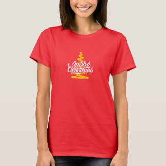 Merry Chirstmas träd T Shirt