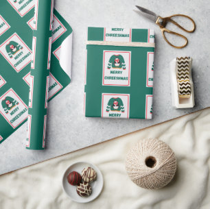 Merry Chreeshmas Penguin Sweater Presentpapper