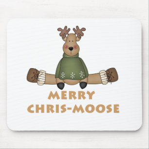 Merry Chris-Moose T-shirts och Gifts Musmatta