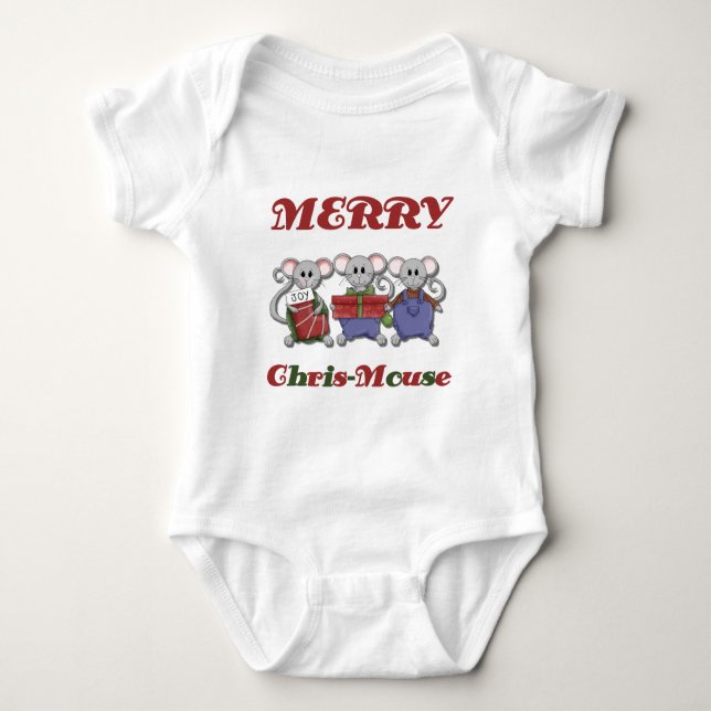 Merry Chris-Mouse Tshirts och Gifts (Framsida)