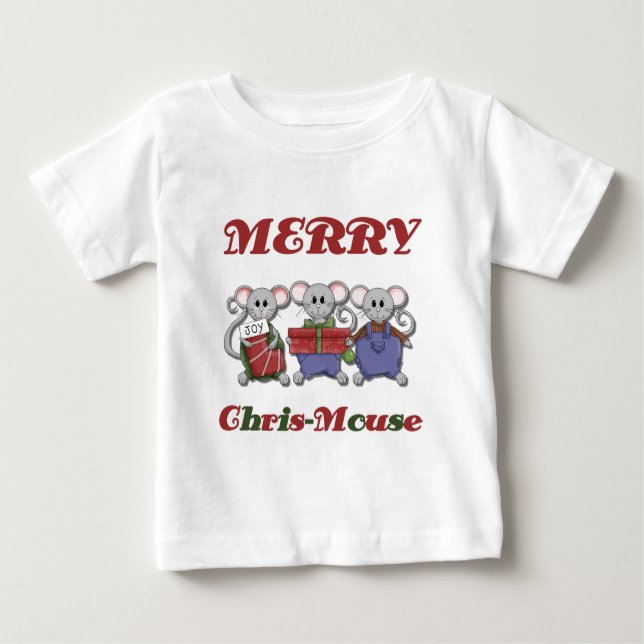 Merry Chris-Mouse Tshirts och Gifts (Framsida)