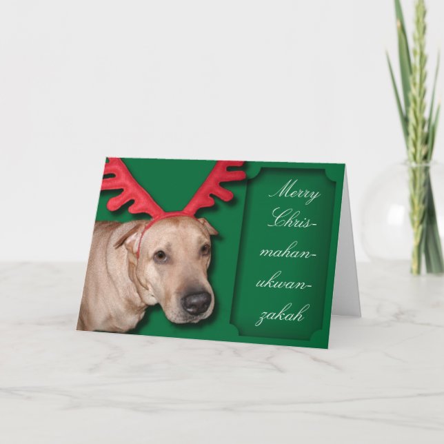 Merry Chrismahanukwanzakah Helgkort (Framsida)