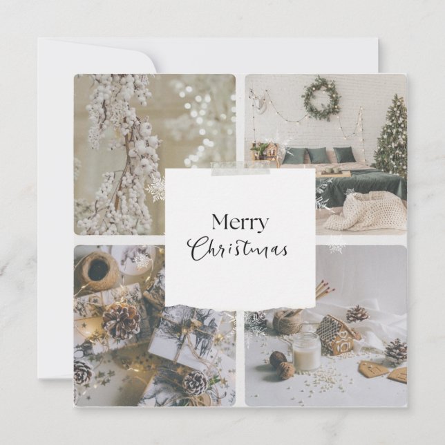 merry chrismas julkort (Framsida)