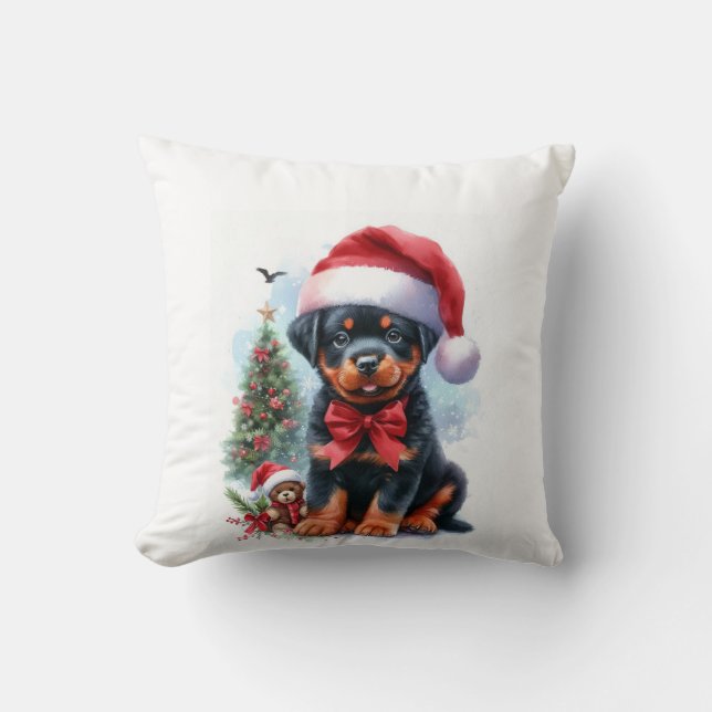 Merry Chrismas min lilla ruttweiler Kudde (Framsida)
