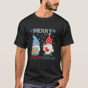 Merry Chrismukah Funny Gnomes T Shirt