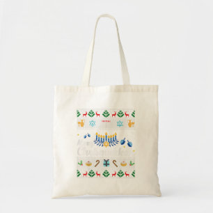 Merry Chrismukah Lycklig Hanukkah plus M Tygkasse
