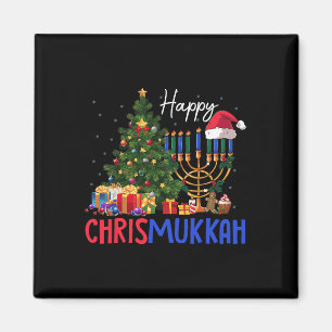 Merry Chrismukah Lycklig jul Hanukkah 2 Magnet