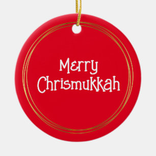Merry Chrismukah och Lycklig H’oy’lidays Ornament