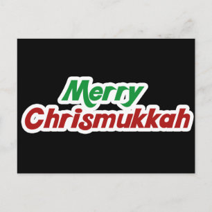 Merry Chrismukkah Helg Vykort