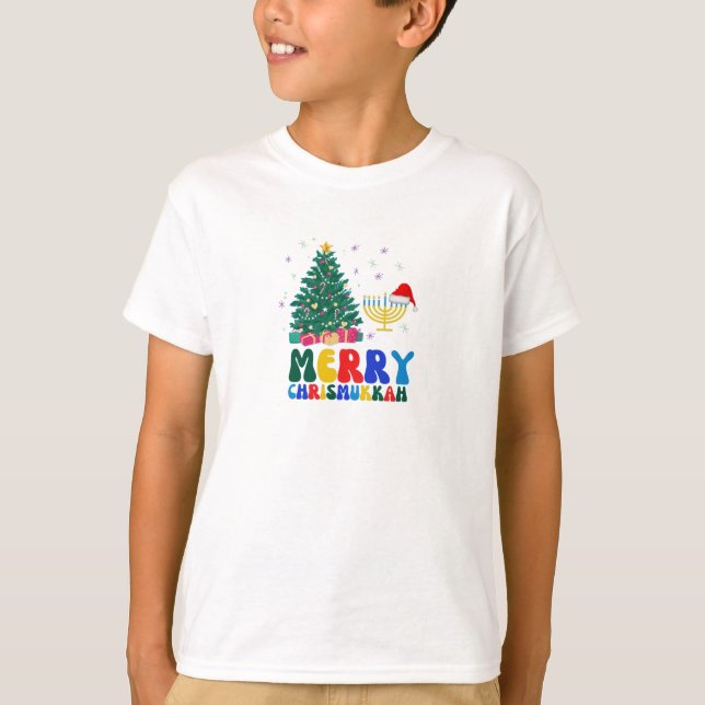 Merry Chrismukkah T Shirt (Framsida)