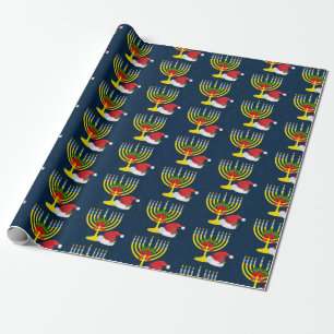 Merry Chrismukkah Wrapping Papper Presentpapper