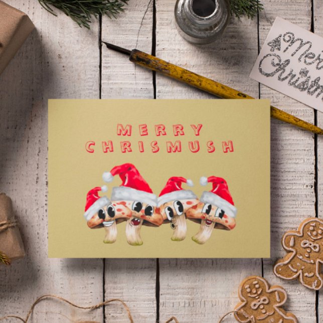 Merry Chrismush Kort (Skapare uppladdad)