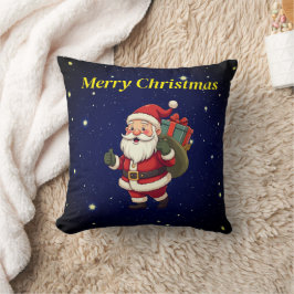 Merry Christams Santa Dekorativ kudde