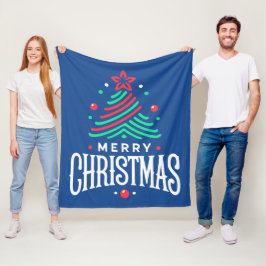 Merry Christmas 1 Fleecefilt