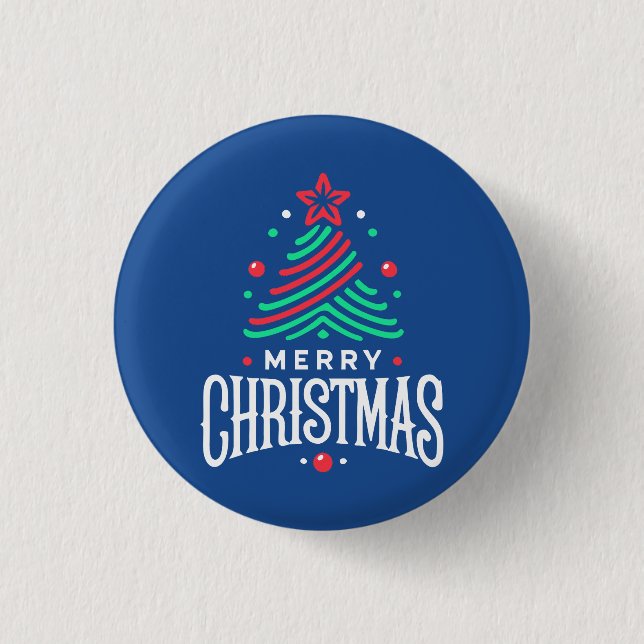 Merry Christmas 1 Knapp (Framsida)