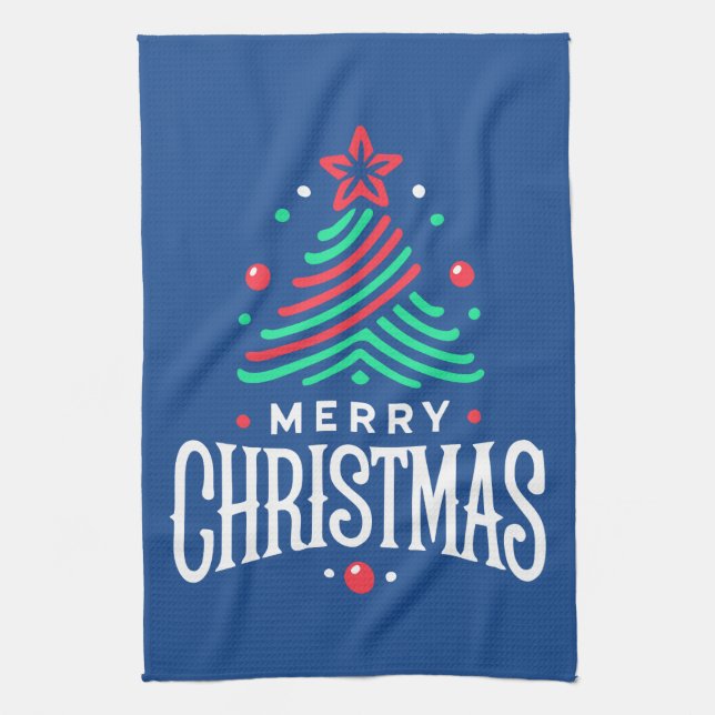 Merry Christmas 1 Kökshandduk (Vertikal)