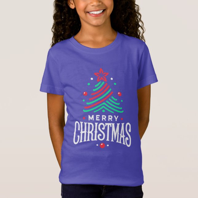 Merry Christmas 1 T Shirt (Framsida)