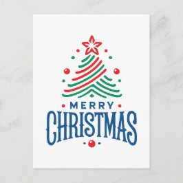 Merry Christmas 1 Vykort