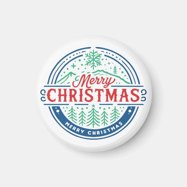 Merry Christmas 2 Magnet (Framsidan)