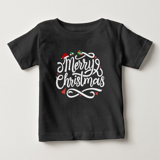Merry Christmas-61039 T Shirt (Framsida)