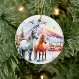 Merry Christmas - 7 Julgransprydnad Keramik