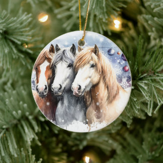 Merry Christmas - 8 Julgransprydnad Keramik