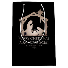 Merry Christmas A Savior Is Born Nativity 