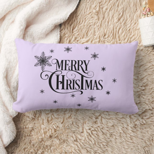 Merry Christmas and good Wisches Lumbarkudde (Filt)