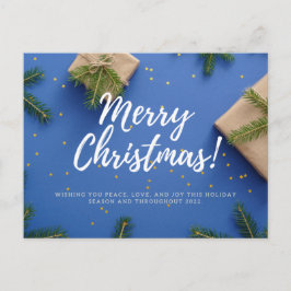 Merry Christmas and Happy New Year Vykort