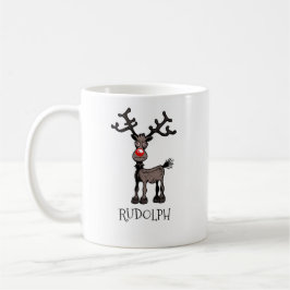 Merry Christmas and Stressmas with Rudolph Kaffemugg
