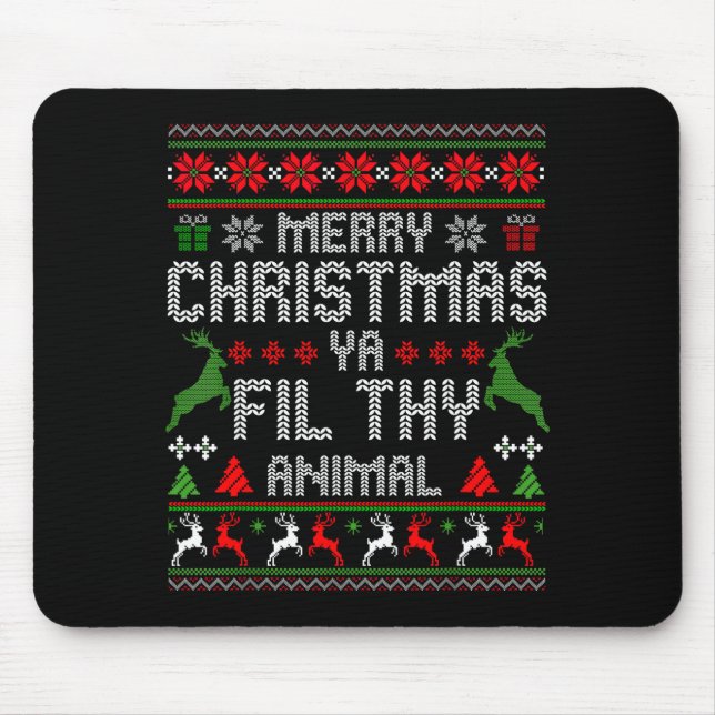 Merry Christmas Animal Filthy Ya Xmas Pajama Chris Musmatta (Framsidan)