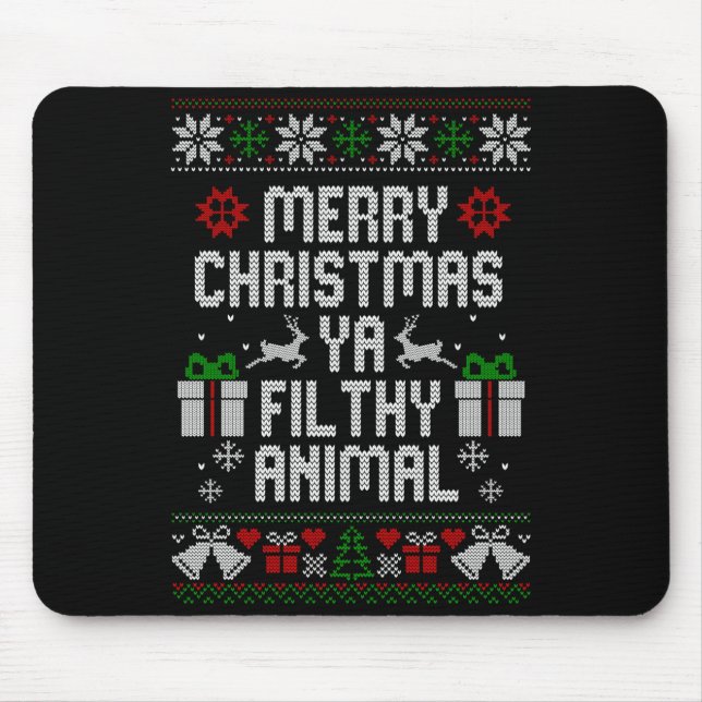 Merry Christmas Animal Filthy Ya Xmas Pajama Long  Musmatta (Framsidan)