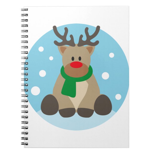 Merry Christmas Anteckningsbok (Framsidan)