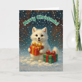 Merry Christmas - Arctic Fox Gift Kort