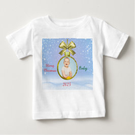 Merry Christmas Baby Photo T-Shirt