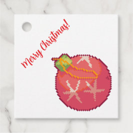 Merry Christmas Ball, Pixelart, Pixel Art  Gåvor Etiketter