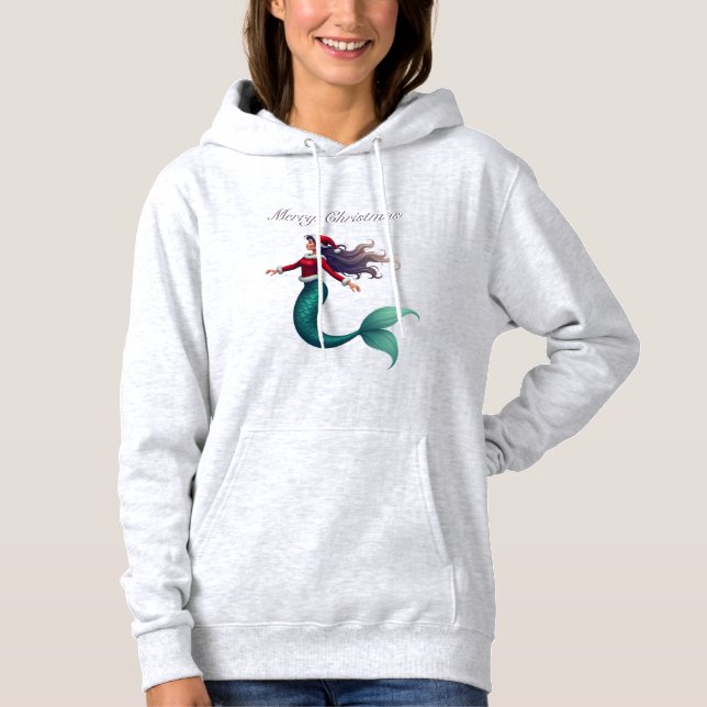 Merry Christmas| Beautiful Mermaid T Shirt (Framsida)