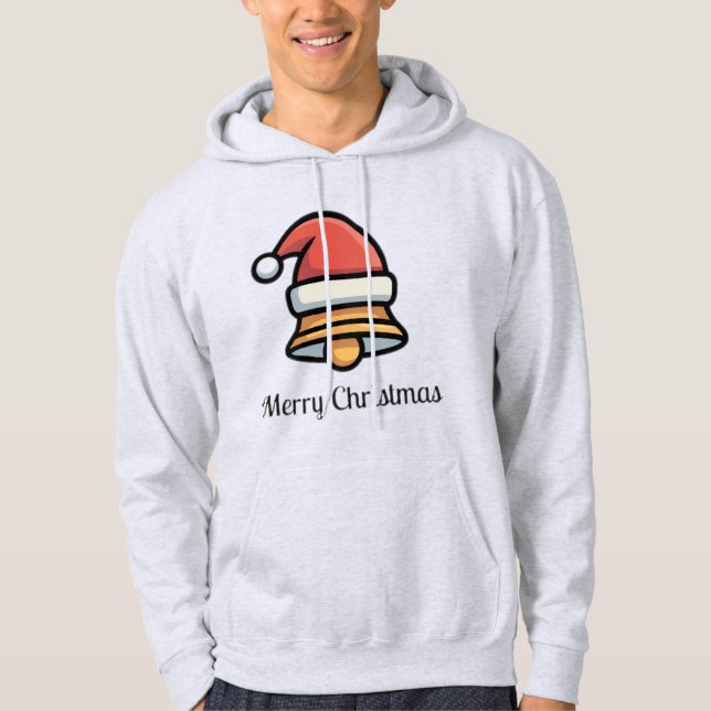 Merry Christmas Bell Hoodie (Framsida)