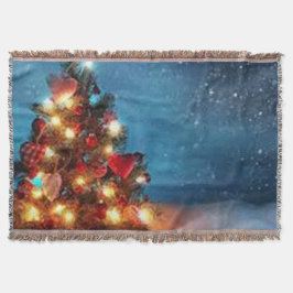 Merry Christmas_bird _blanket Filt